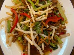 毛草根炒肉丝-老味道1992(武当山店)