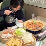 冬天来吃茶港的牛杂煲，真的好有韵味[调皮]