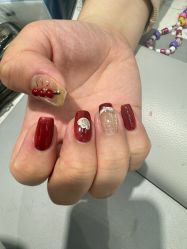 -手牵手美甲