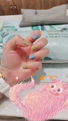 -手牵手美甲
