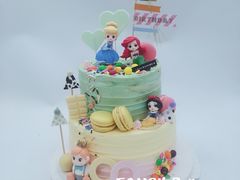 -卡比儿童蛋糕·心意定制·低脂零卡糖动物奶油FancyBALLOON(滨海店)