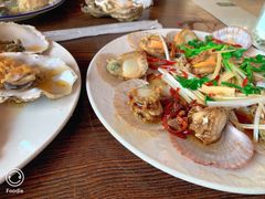 油泼扇贝-1910老鲁味海鲜·戳子肉·青岛菜(金沙滩店)