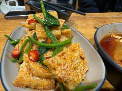 面筋菠菜-连手特色烤串