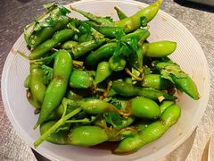风味毛豆-很久以前羊肉串(南京路第一百货店)