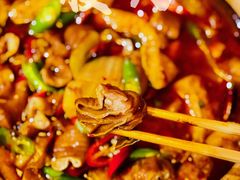 香辣肥肠煲-腰子哥烤串(石佛营炫特店)