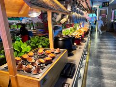 自助取餐区-千家粗粮王·火锅烧烤自助(庆阳店)