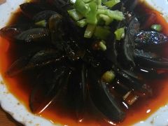 尖椒松花蛋-清真重庆巴爷香辣鸡煲(南小巷店)