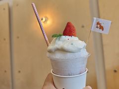 草莓奶油刨冰-oh! by FINE cafe&canteen