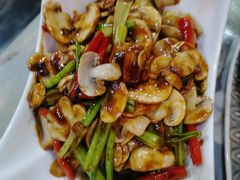 烧汁口蘑-素心斋素食餐厅