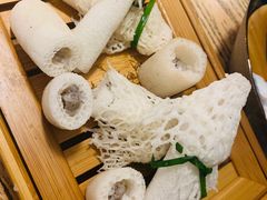 黑松露竹荪虾滑卷-云渔堂蒸汽石锅鱼(万达店)