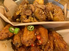 炸鸡翅一半一半-富乐满韩国正宗炸鸡韩国料理(虹泉路店)