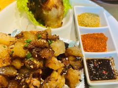 石头烤牛窝骨-蒙料·手把肉(望京店)