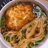 清汤面，汤也喝光光！过瘾