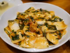 荠菜蟹股炒年糕-宁波柏悦酒店·钱湖渔港