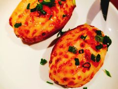 芝士焗土豆-绿茶餐厅(西湖银泰百货店)