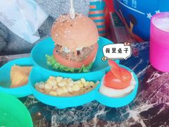 牛肉汉堡儿童餐-Lets burger非常汉堡·环球风味(蓝色港湾店)