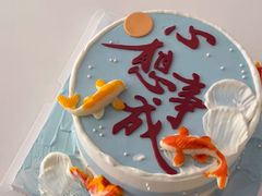 -咖咖熊蛋糕定制·蓝风车动物奶油