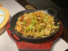 粉丝芥兰-额娘·现烙春饼烤鸭(太原总店)