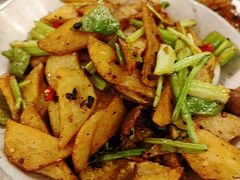 干锅土豆片-孟记粥铺·家常菜·烧烤·粥(亚运村店)