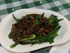 豆豉鲮鱼油麦菜-晋府大酒店