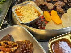 -芝士牛炭火烤肉