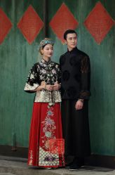 点击看大图 -藤薰定制中式嫁衣礼服旗袍店