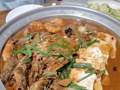 -东来菜馆•手抓海鲜家常菜•海鲜锅贴(鸽子窝店)