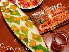 烤大明虾-万岛日本料理铁板烧(万泰国际店)