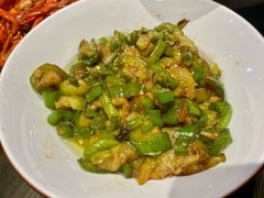 青椒炒青茄-谭姐邻里厨房(翠微店)