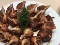 酒香煮海螺-将相和·海鲜蒸饺大连菜