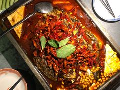 -探鱼·鲜青椒爽麻烤鱼(中天广场店)