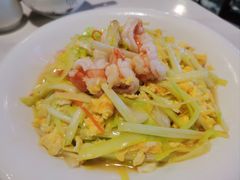 韭黄虾仁炒滑蛋-潮人姐妹轩(海宁路店)