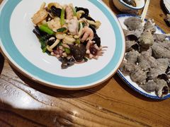 -东来菜馆•手抓海鲜家常菜•海鲜锅贴(鸽子窝店)