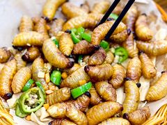 椒盐广宁高蛋白竹虫-南记食粥坊·宵夜大排档(莲花总店)