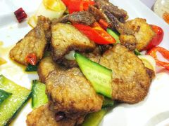 干煸牛肉-尕西新疆大盘鸡(回辉村分店)