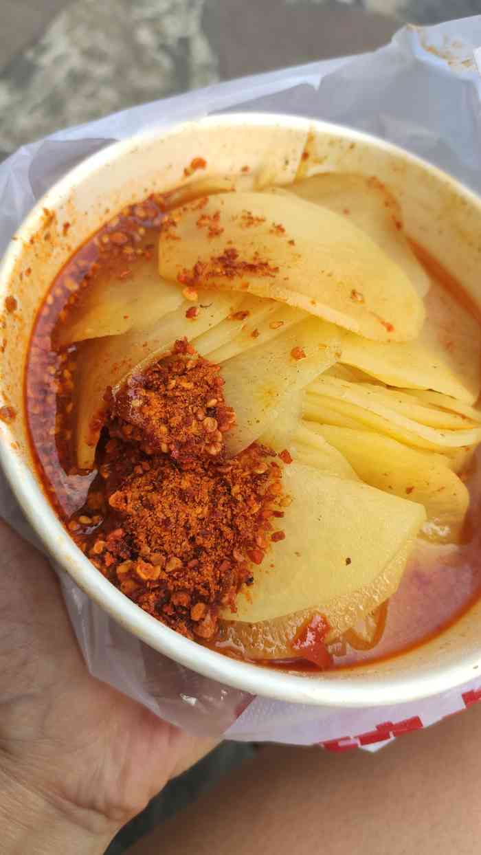 蔡娘娘洋芋片片(贝森店)-"我吃辣不太行,所以点的一个汤汁的洋芋片片.