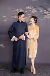-时光纪亲子全家福照相馆(静安店母女写真父母纪念照)