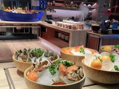 自助取餐区-万荟轩海鲜·粤式点心自助餐厅(蓝海风万怡酒店)