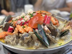 海鲜猪骨煲-凤城康记饭店
