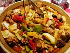 伊犁辣皮子烩大盘鸡-西贝(上海我格广场店)