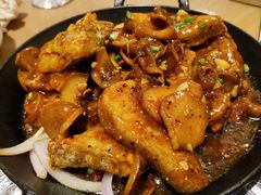 石锅鲽鱼-渔家灯火(明湖店)