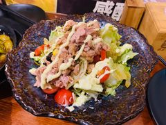 金枪鱼沙拉-鸟串烧Yakitori