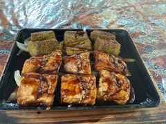 铁板豆腐茄子双拼-天程知味园