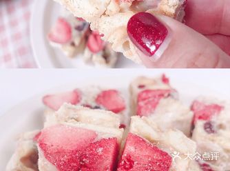 【网红草莓雪花酥】做给你爱的人吃