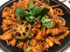 干锅牛蛙-渝蛙馆(新百店)