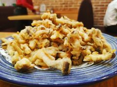 炸蘑菇-金豆角砂锅焖面(安贞店)