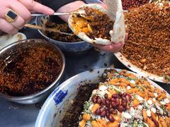 -清真马乐贝腊牛肉蛋黄菜夹馍(马蓉洒金桥店)