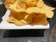 炸豆皮-大匠工房古船木艺术餐厅·猪肚鸡专门店(长白仙岛店)