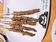 烤羔羊肉串-木屋烧烤(万德庄店)