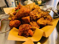 炸鸡翅一半一半-富乐满韩国正宗炸鸡韩国料理(虹泉路店)